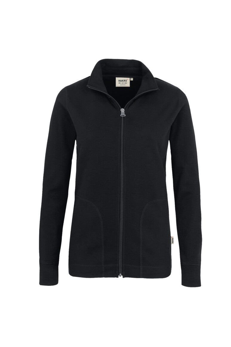 HAKRO Damen Interlockjacke - schwarz