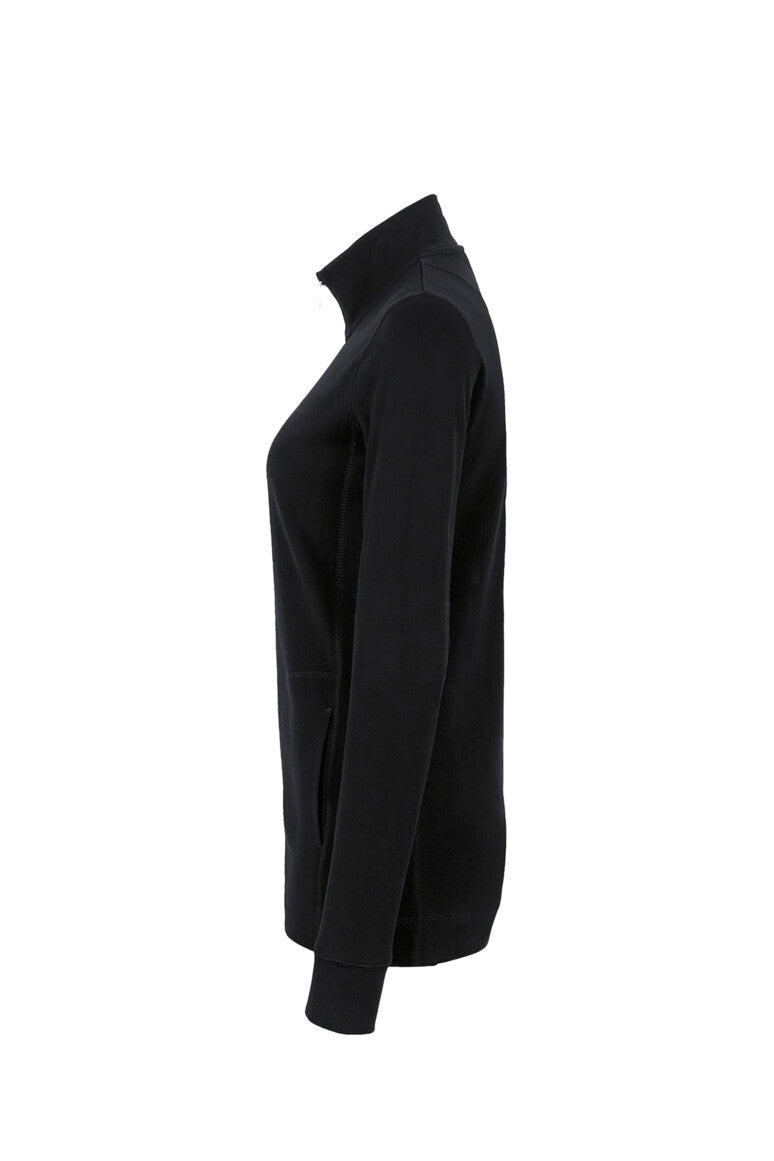 HAKRO Damen Interlockjacke - schwarz