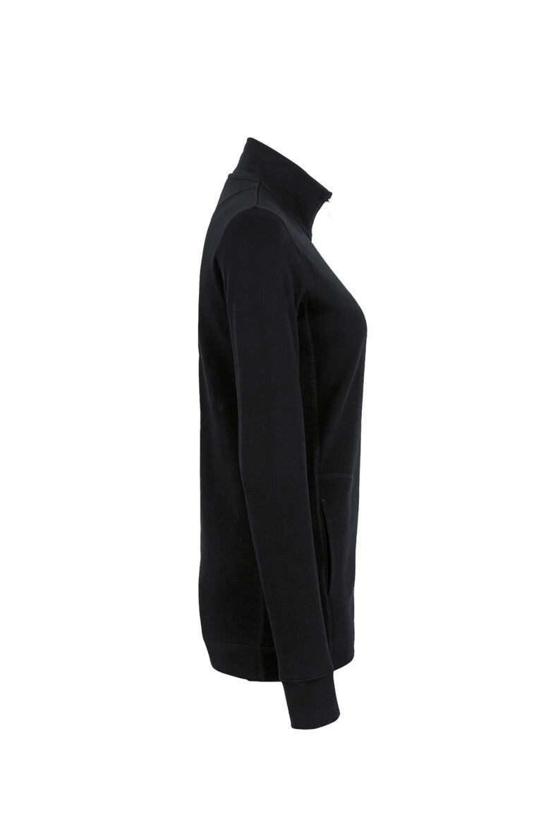 HAKRO Damen Interlockjacke - schwarz