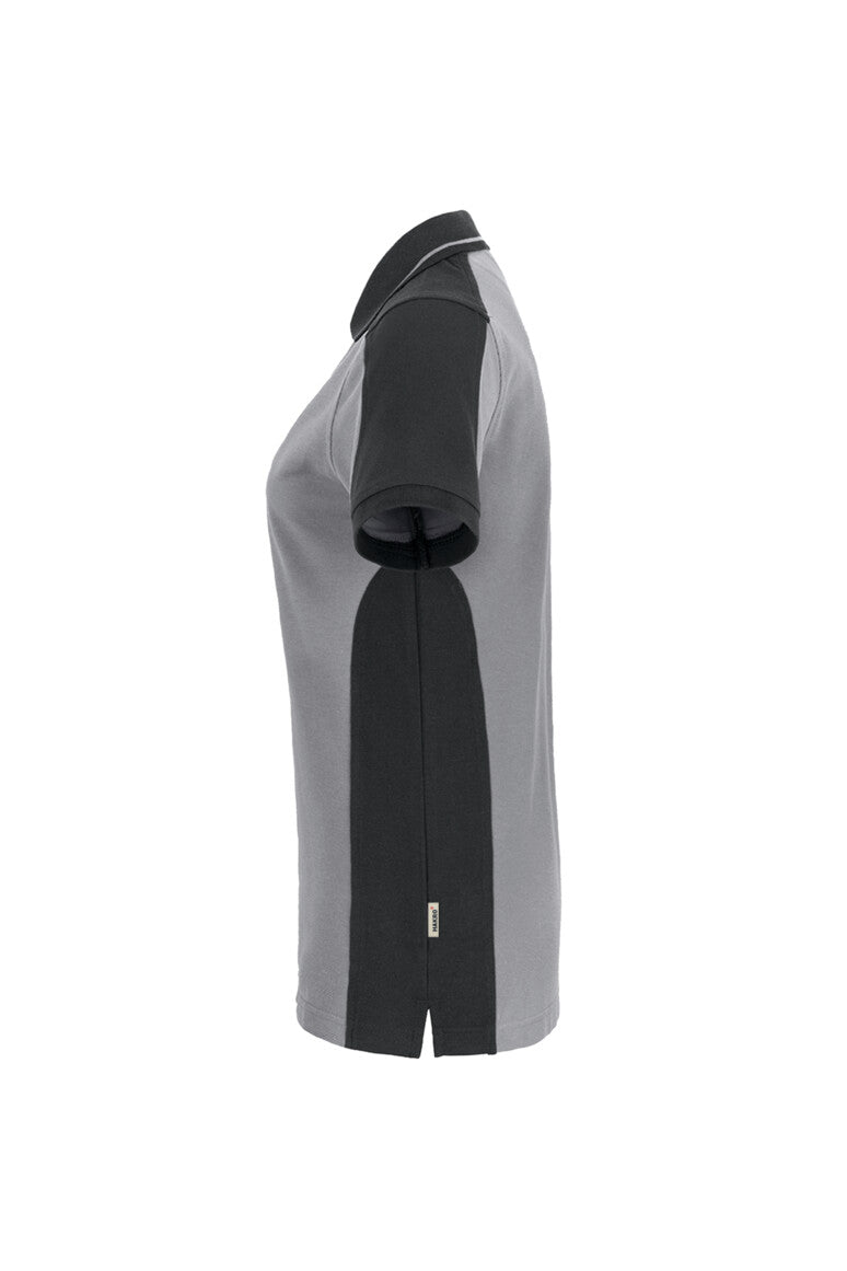 HAKRO Damen Poloshirt Contrast MIKRALINAR® - titan/anthrazit