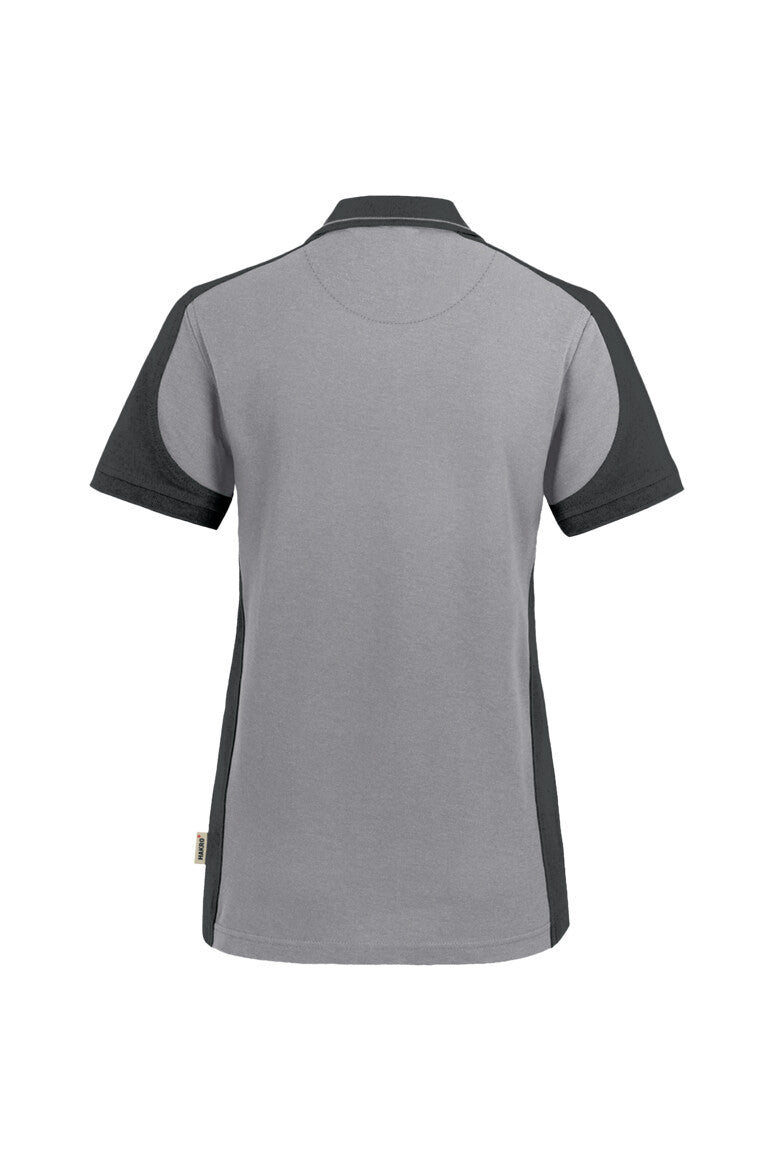 HAKRO Damen Poloshirt Contrast MIKRALINAR® - titan/anthrazit