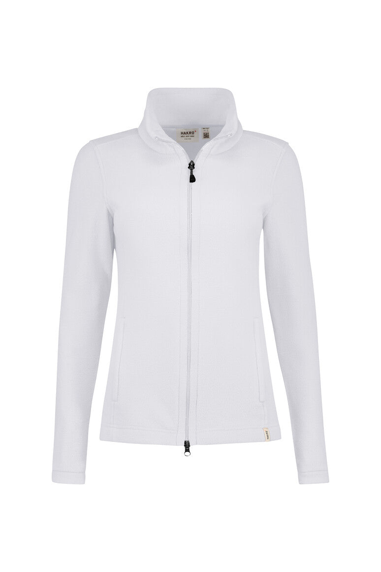 HAKRO Damen Fleecejacke ECO - weiß