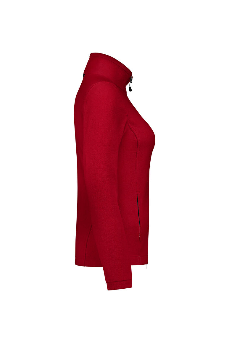 HAKRO Damen Fleecejacke ECO - rot