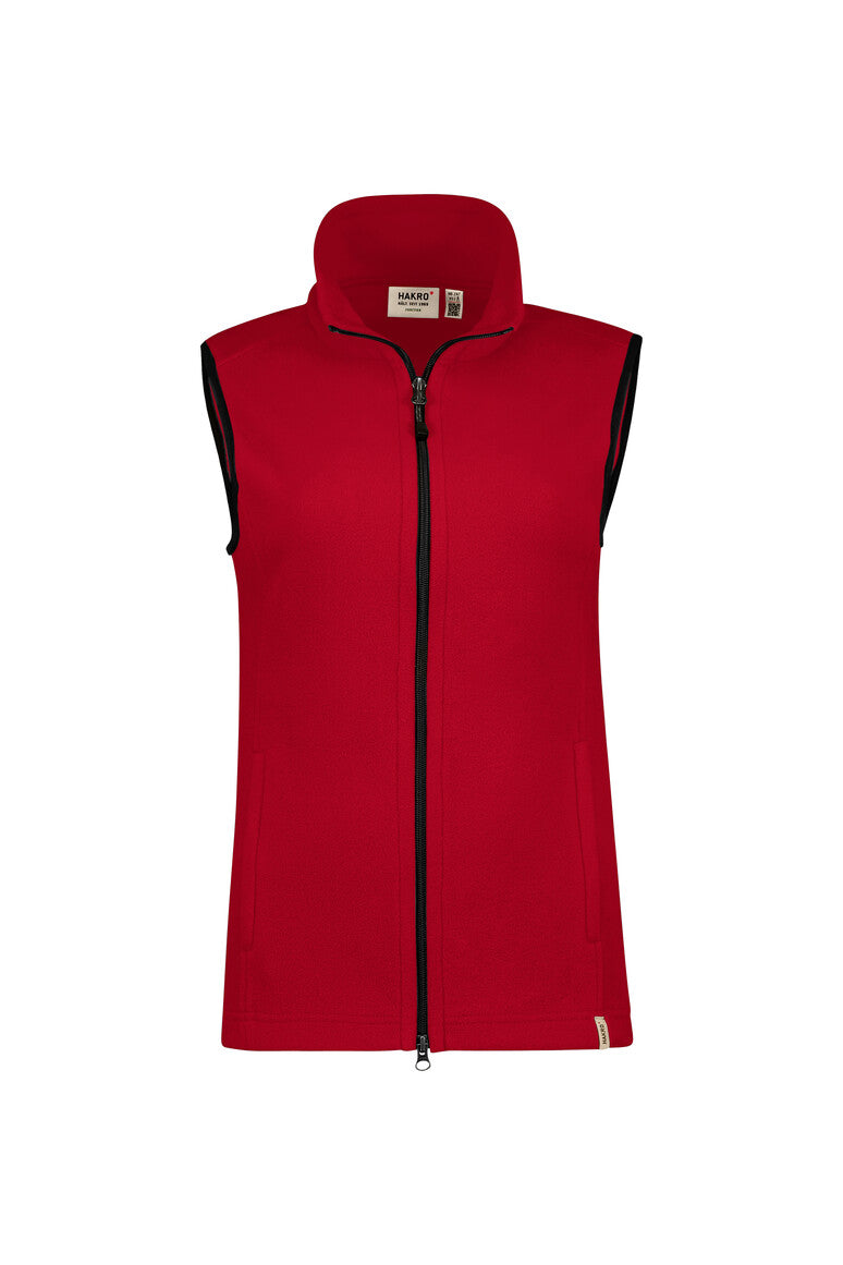 HAKRO Damen Fleeceweste ECO - rot