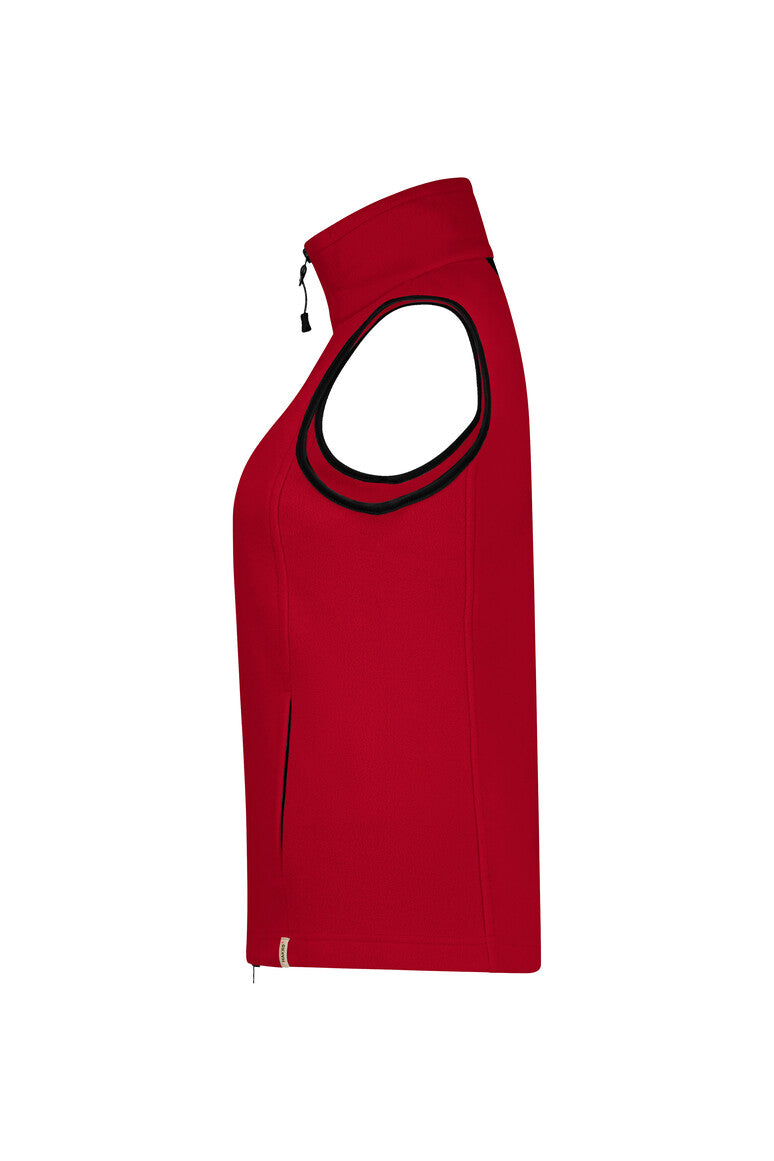 HAKRO Damen Fleeceweste ECO - rot