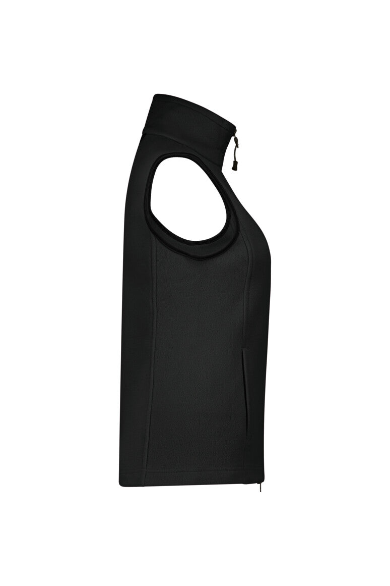 HAKRO Damen Fleeceweste ECO - schwarz