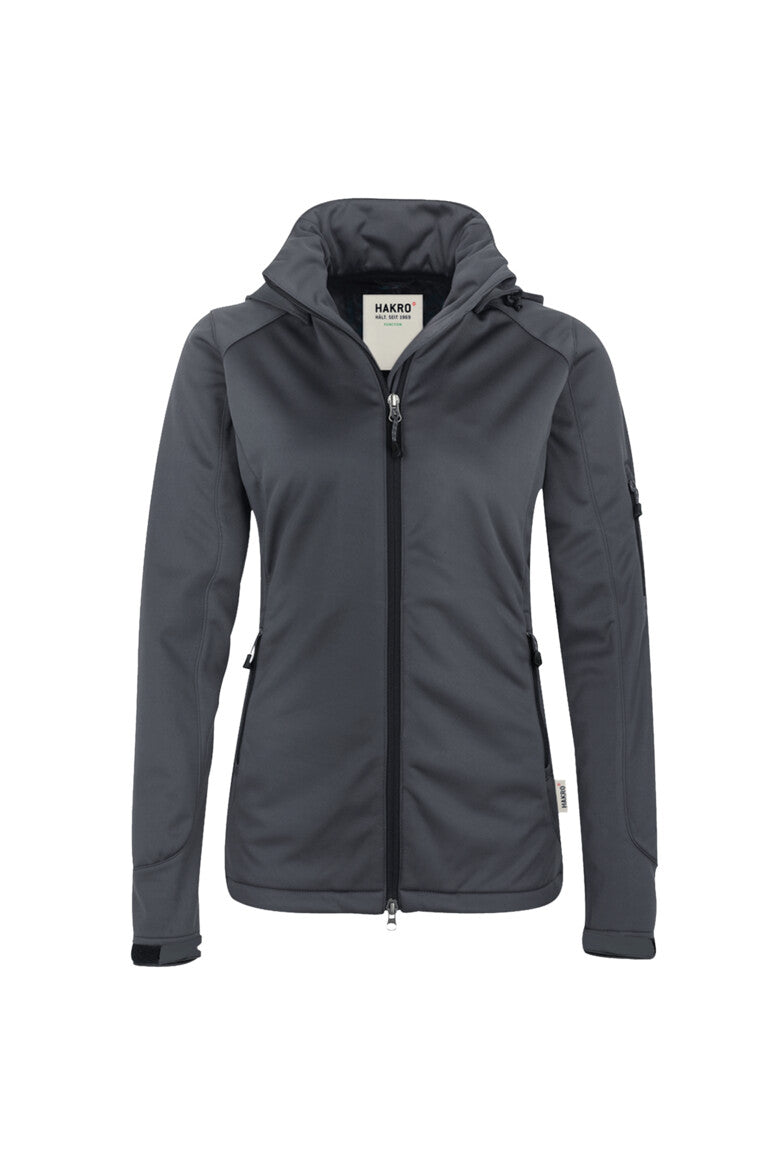 HAKRO Damen Softshelljacke - anthrazit