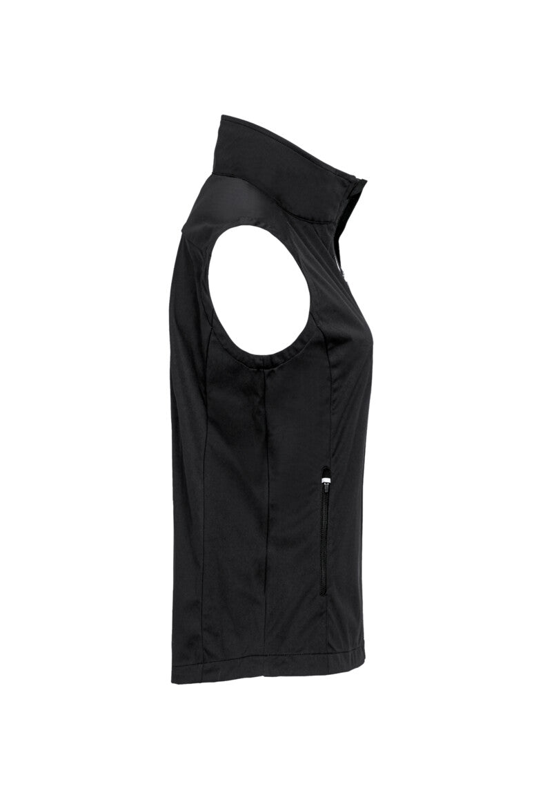HAKRO Damen Light-Softshellweste - schwarz