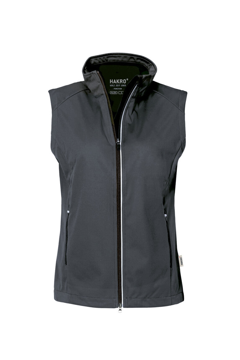 HAKRO Damen Light-Softshellweste - anthrazit