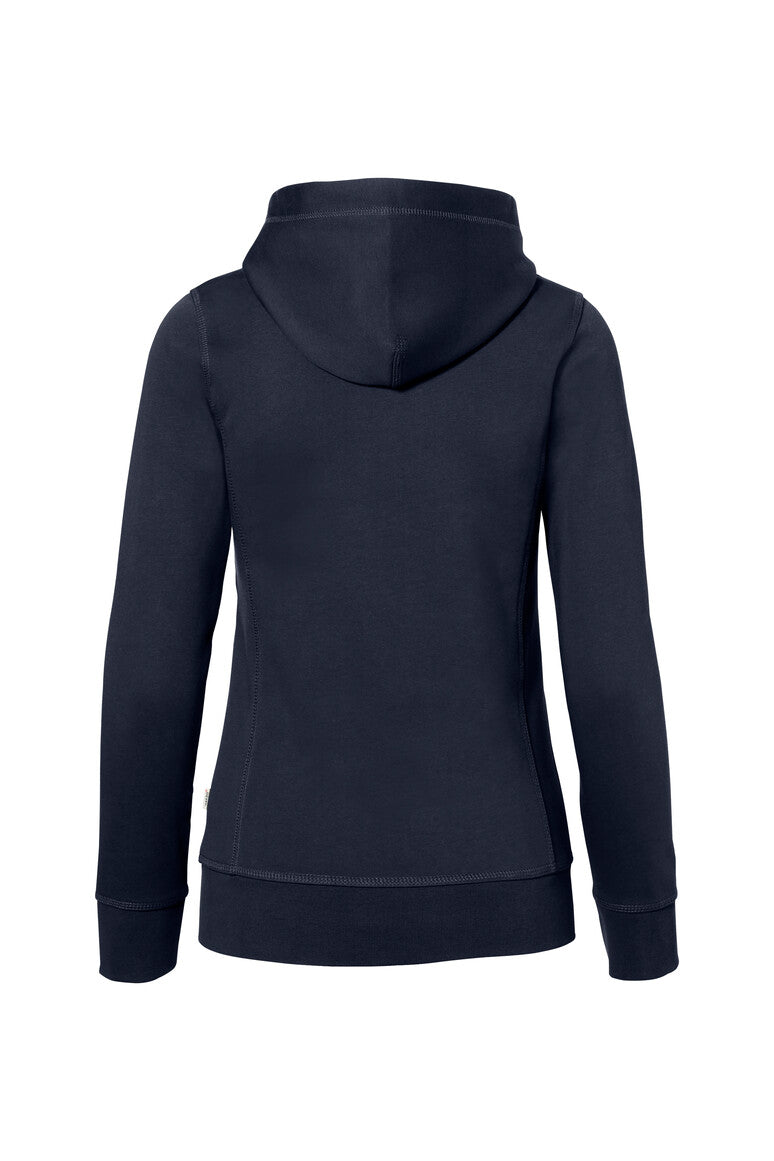 HAKRO Damen Kapuzenjacke Bonded ECO - tinte/silber