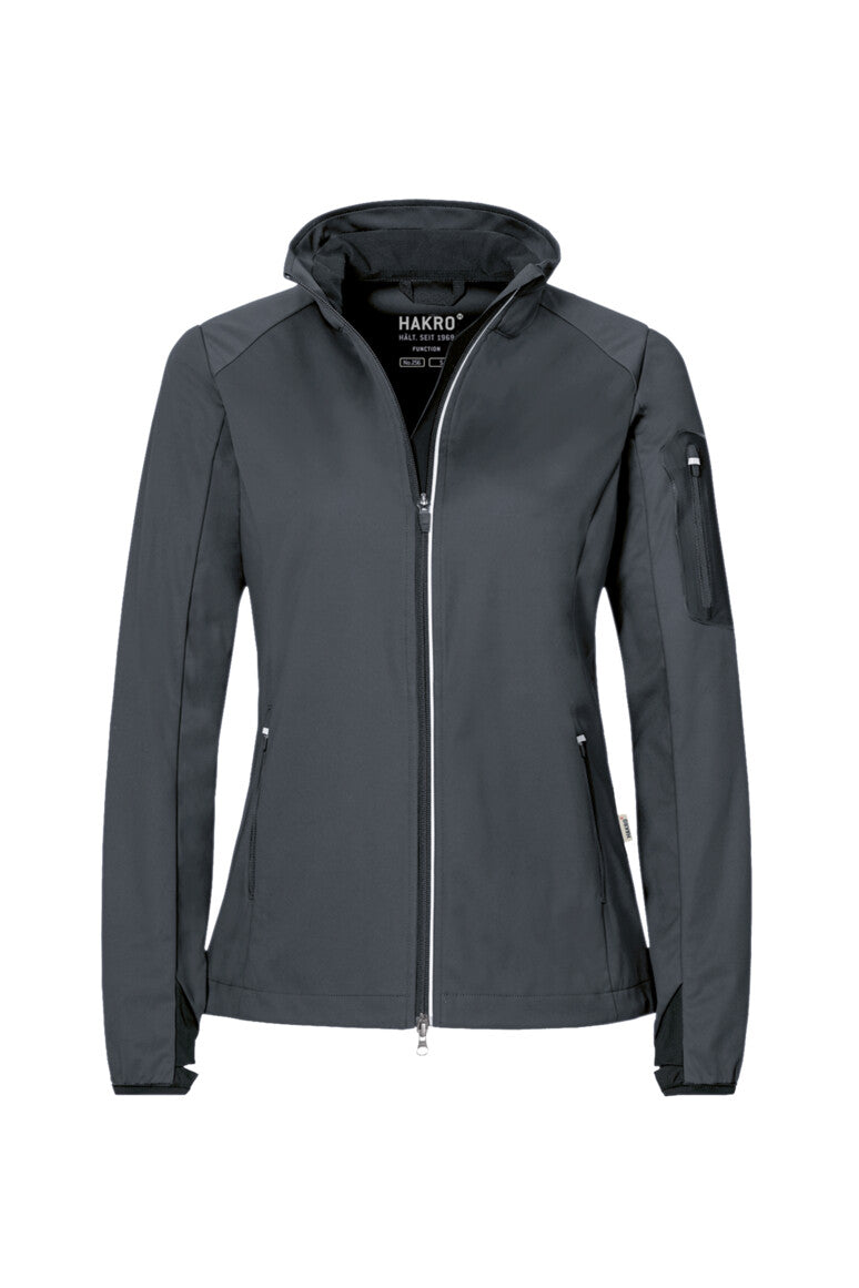 HAKRO Damen Light-Softshelljacke - anthrazit