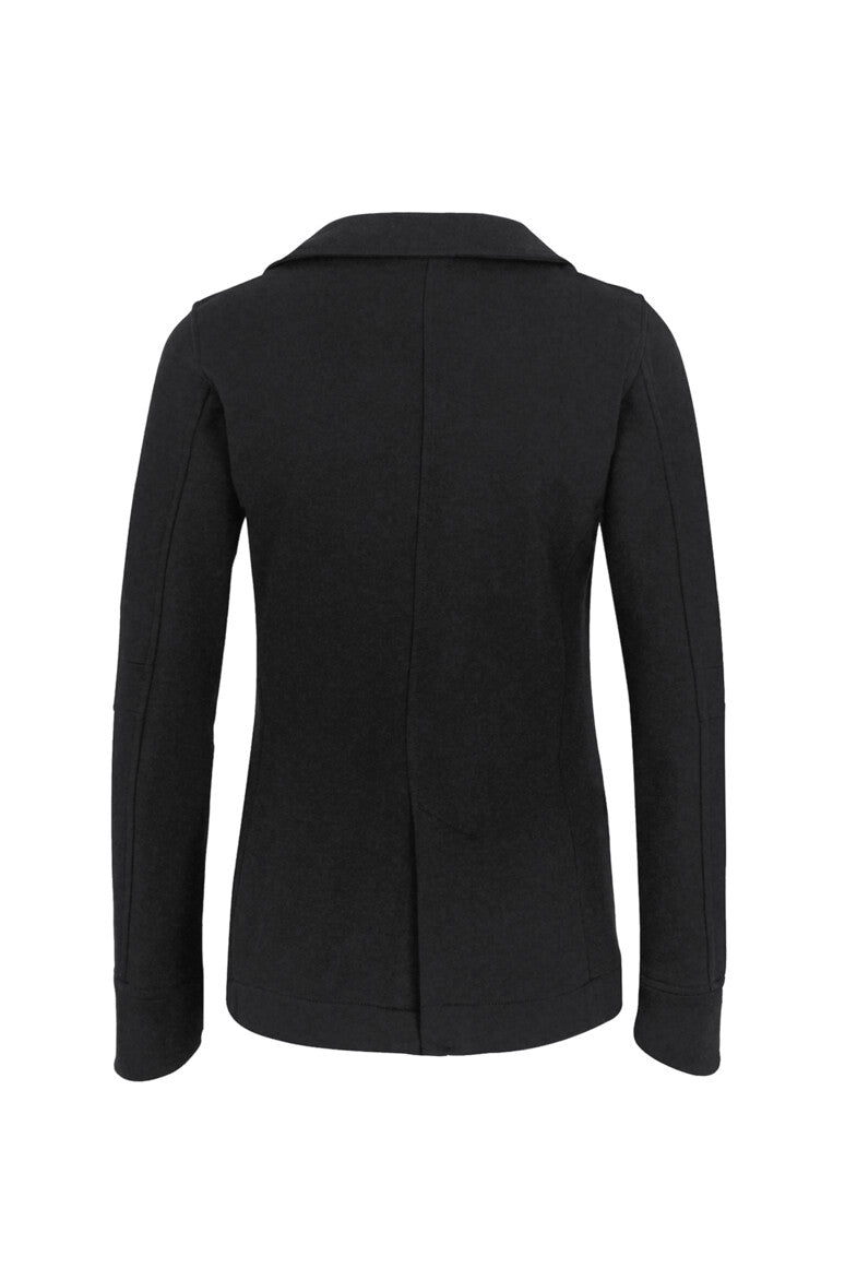HAKRO Damen Sweatblazer Premium - schwarz
