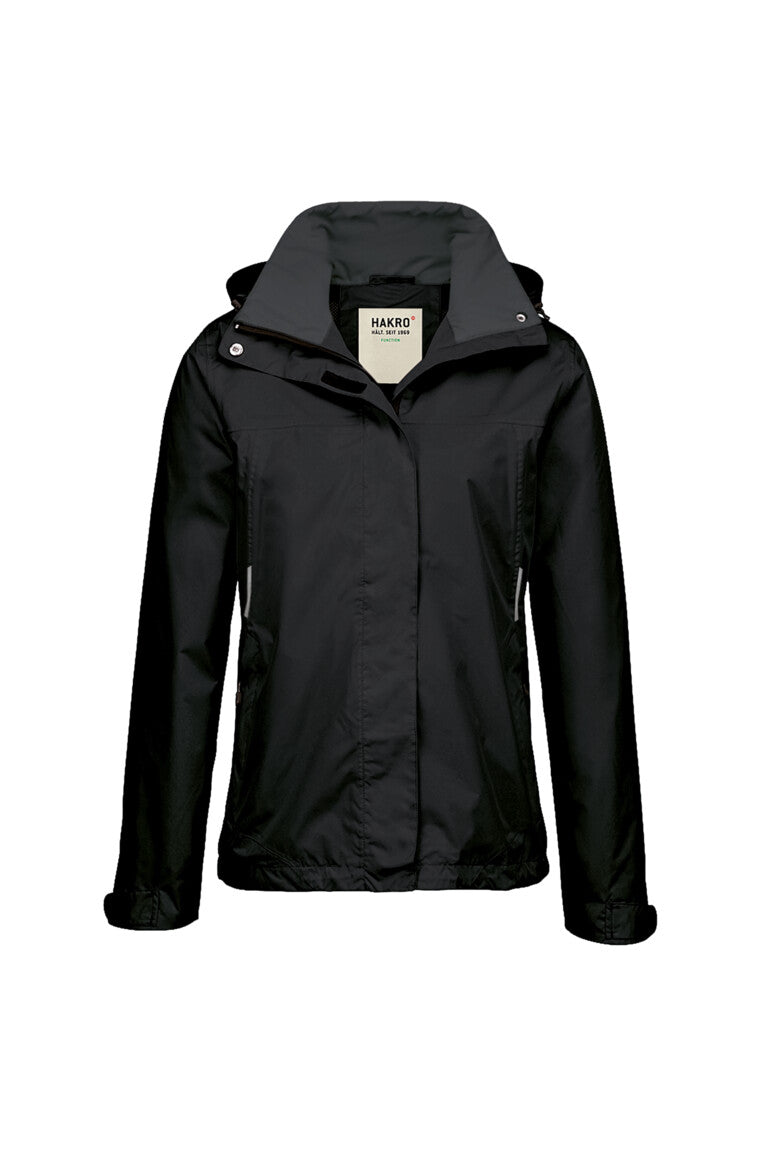 HAKRO Damen Regenjacke - schwarz
