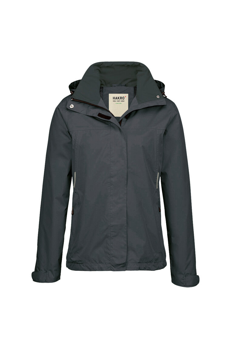 HAKRO Damen Regenjacke - anthrazit