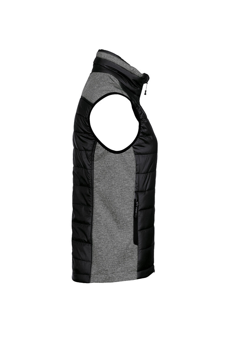 HAKRO Damen Hybridweste Contrast - schwarz