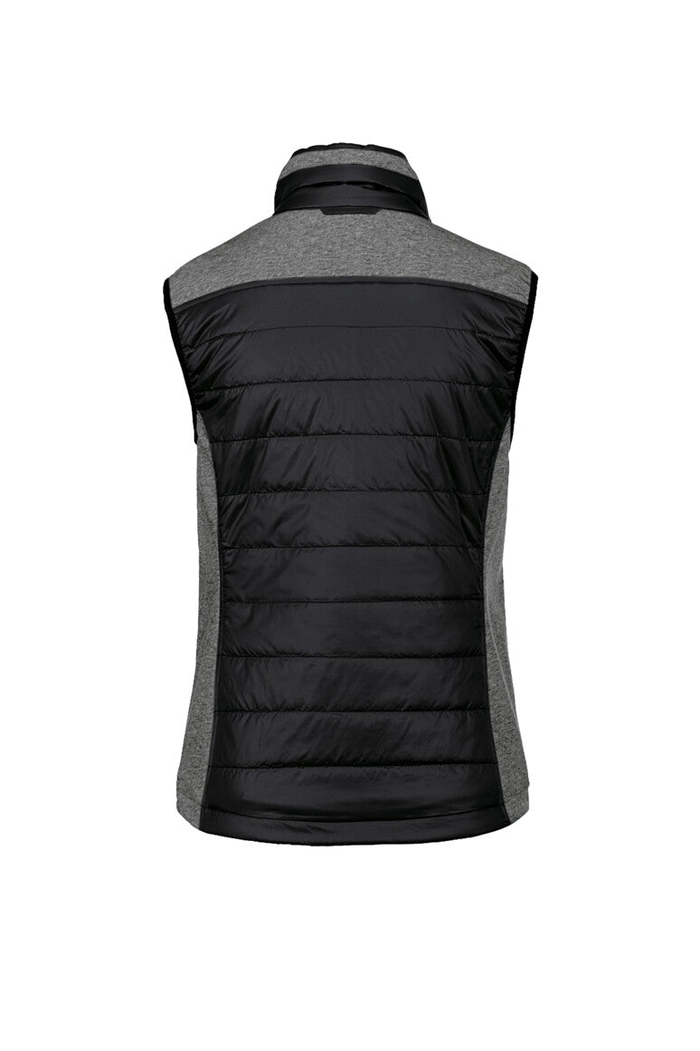 HAKRO Damen Hybridweste Contrast - schwarz