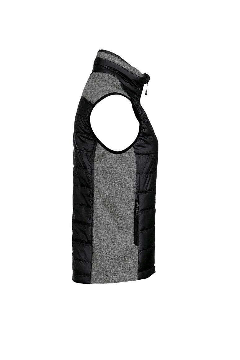 HAKRO Damen Hybridweste Contrast - schwarz