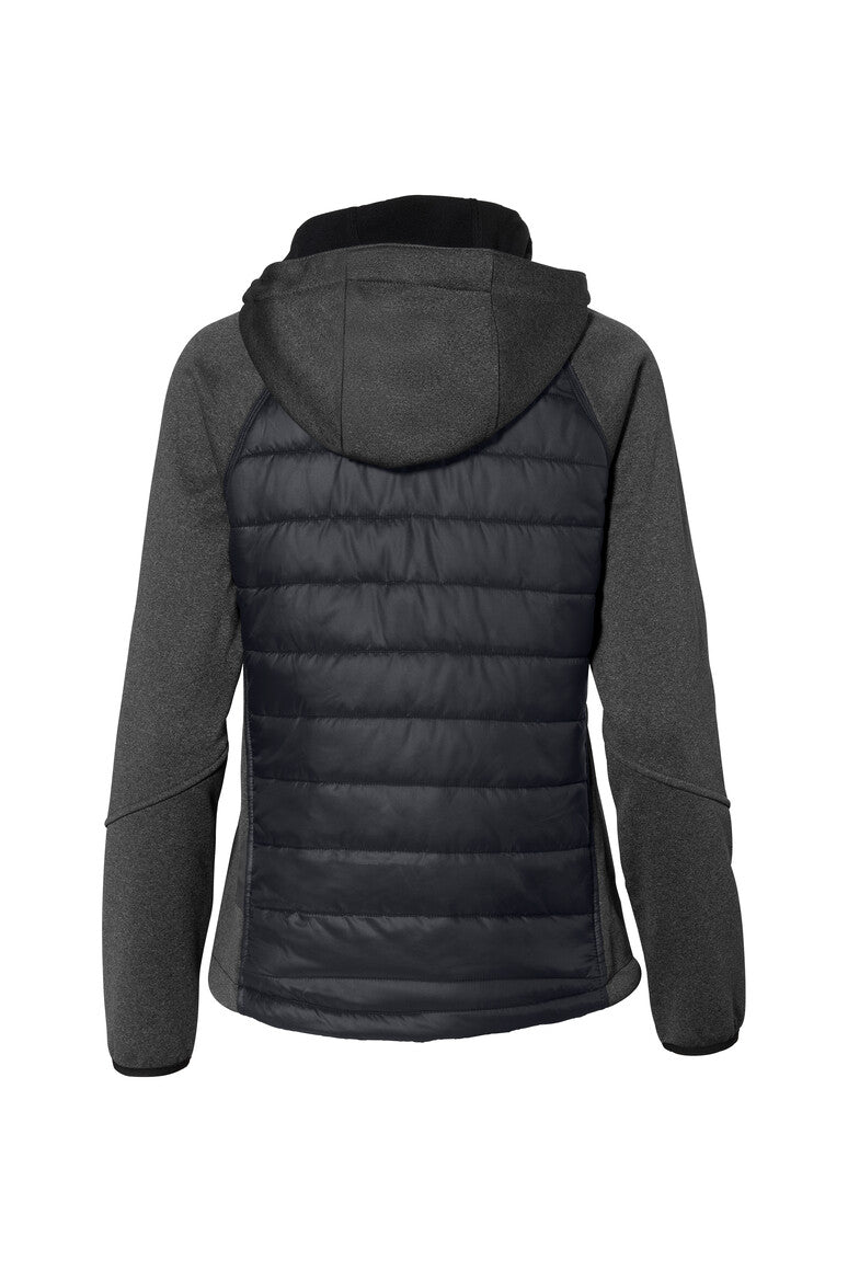 HAKRO Damen Kapuzen-Hybridjacke Contrast - tinte
