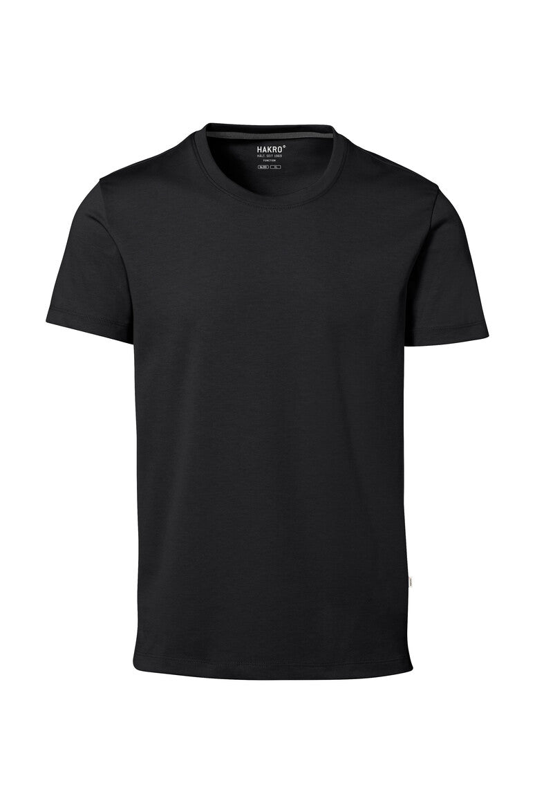 HAKRO COTTON TEC® T-Shirt - schwarz