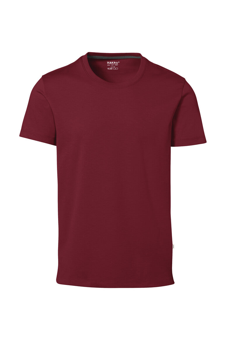 HAKRO COTTON TEC® T-Shirt - weinrot