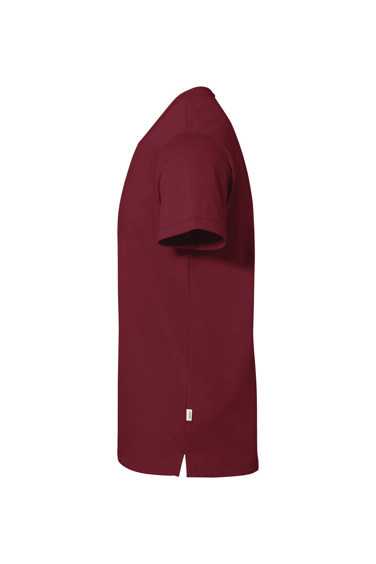 HAKRO COTTON TEC® T-Shirt - weinrot