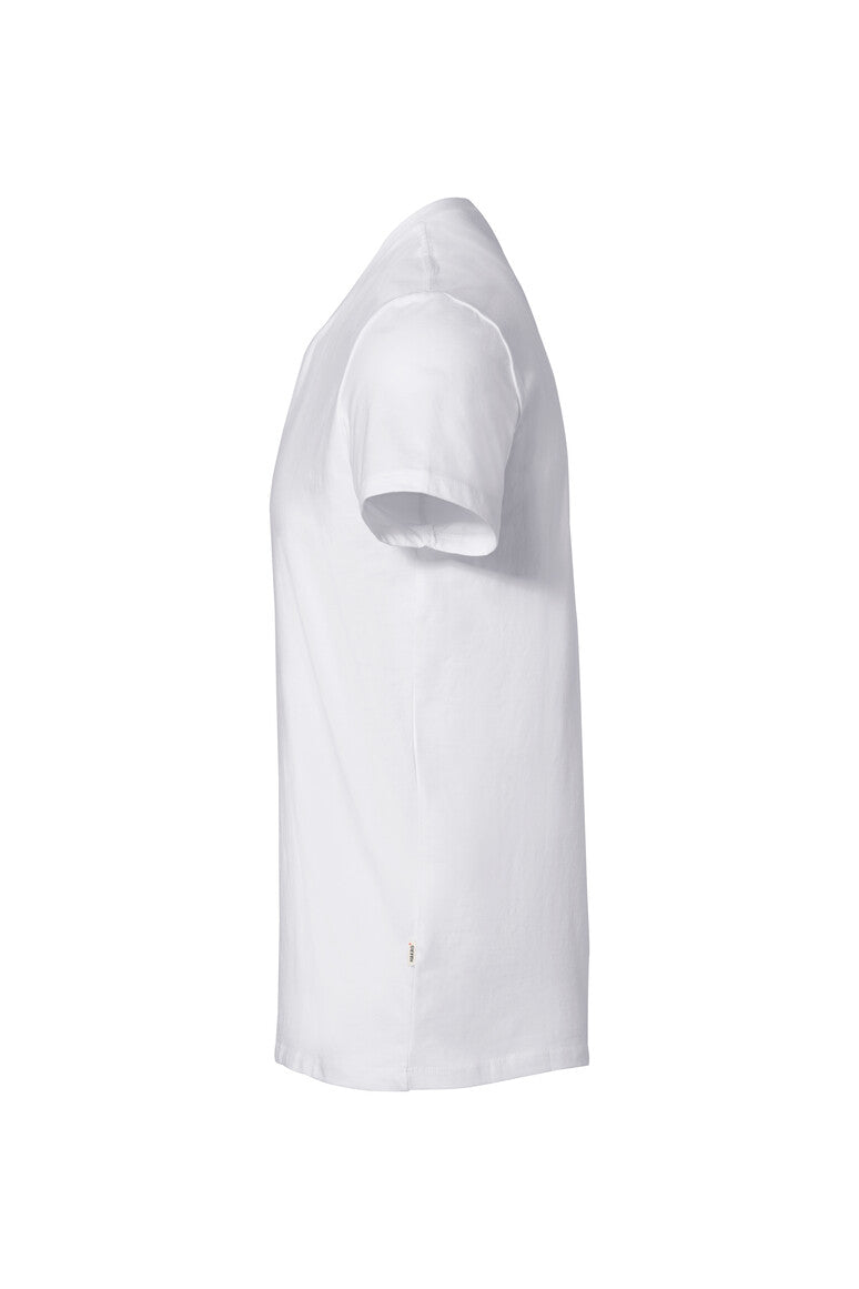 HAKRO V-Shirt Stretch - weiß
