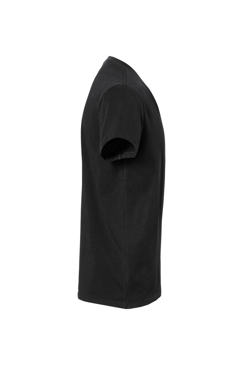 HAKRO V-Shirt Stretch - schwarz