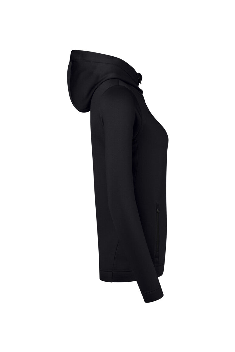HAKRO Damen Kapuzen-Tecjacke ECO - schwarz