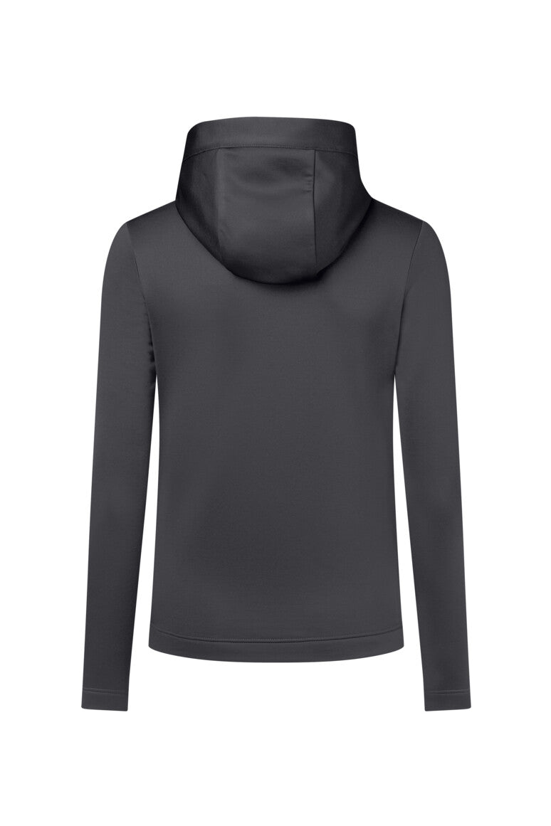 HAKRO Damen Kapuzen-Tecjacke ECO - karbongrau