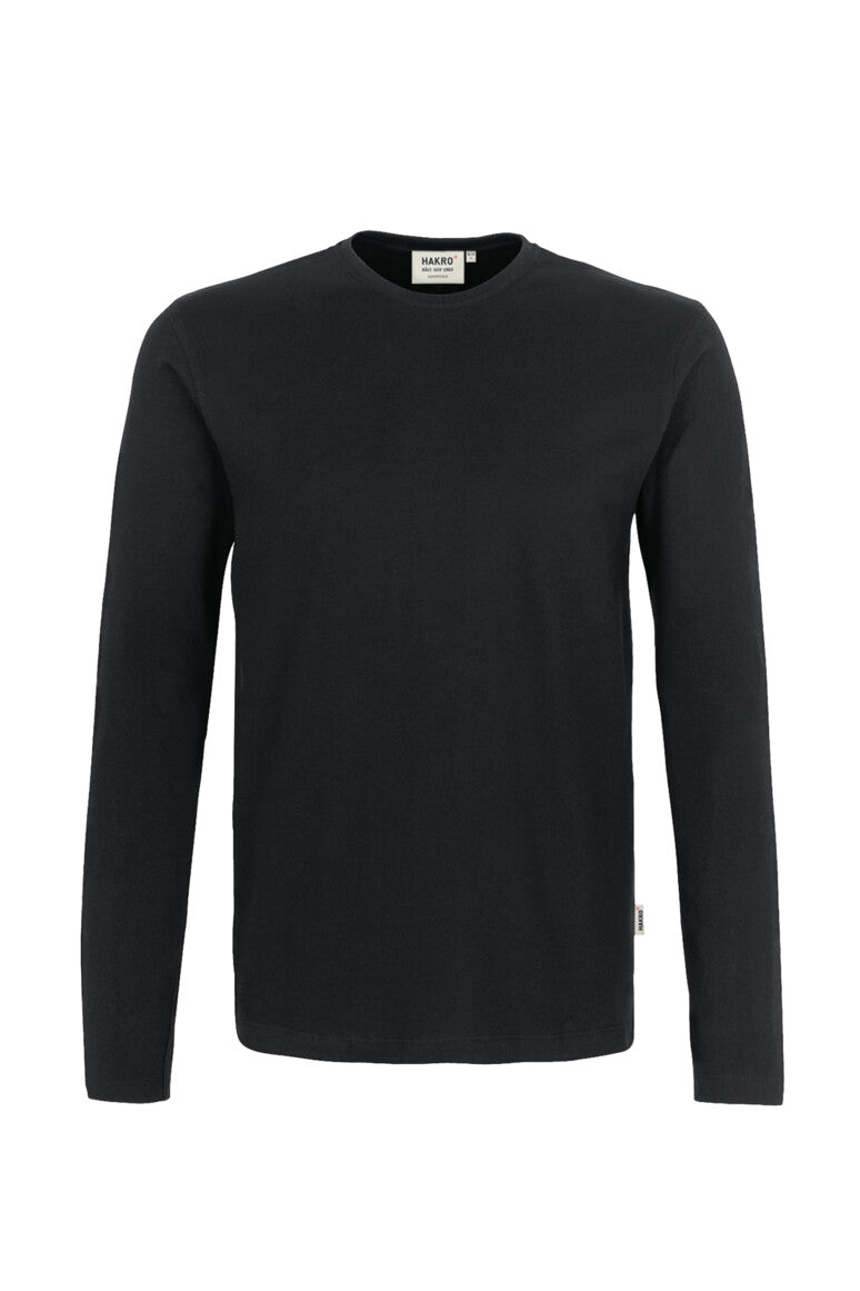 HAKRO Longsleeve Heavy - schwarz