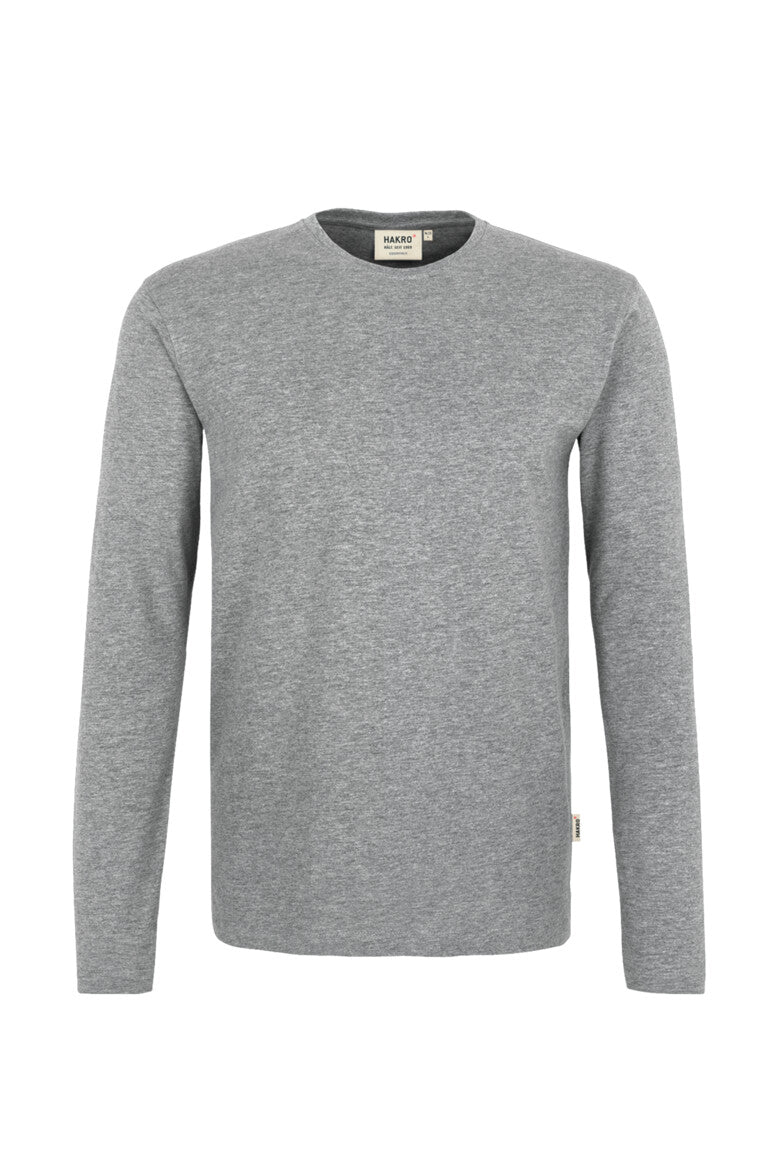 HAKRO Longsleeve Heavy - grau meliert