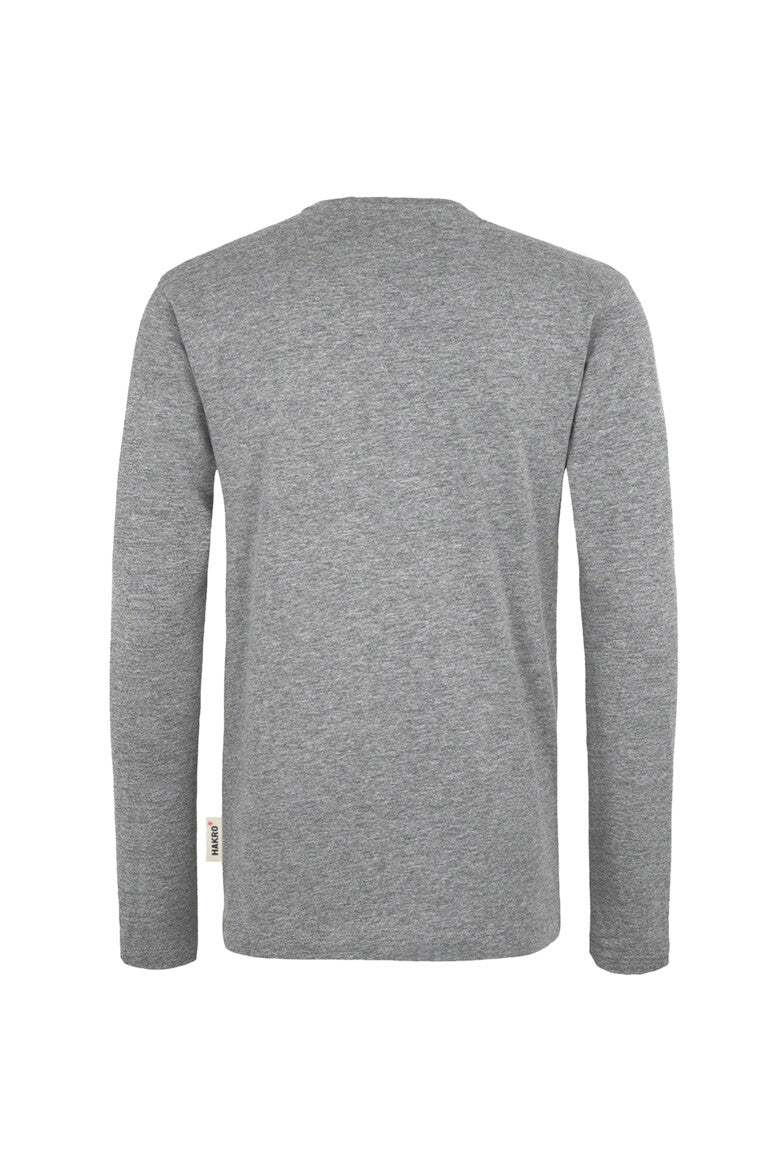 HAKRO Longsleeve Heavy - grau meliert