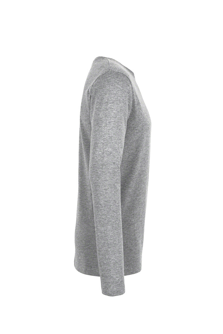 HAKRO Longsleeve Heavy - grau meliert