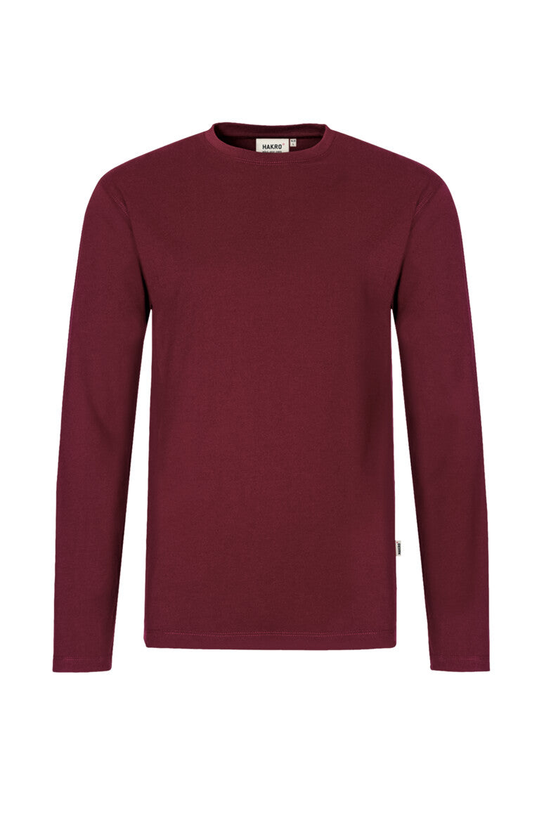 HAKRO Longsleeve MIKRALINAR® - weinrot