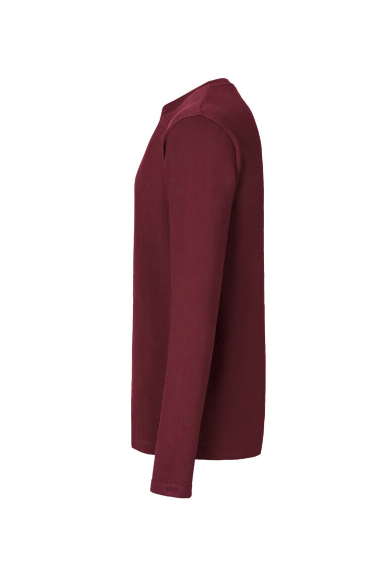 HAKRO Longsleeve MIKRALINAR® - weinrot