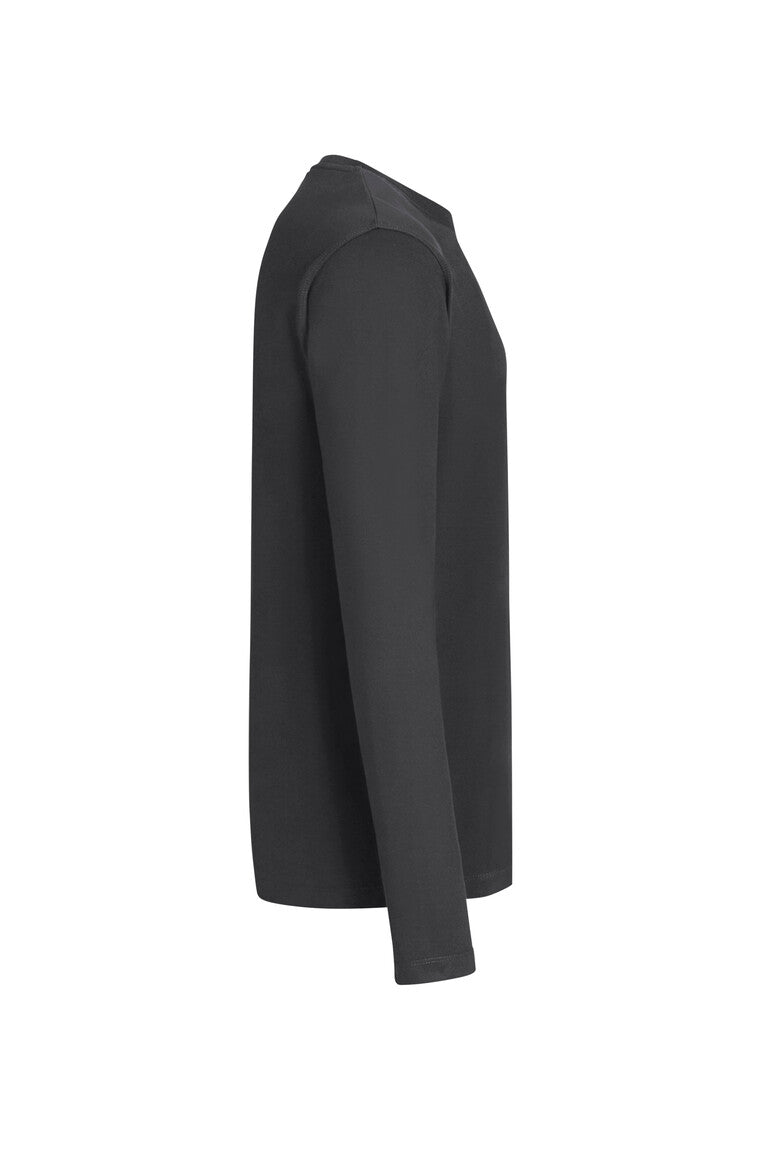 HAKRO Longsleeve MIKRALINAR® - karbongrau