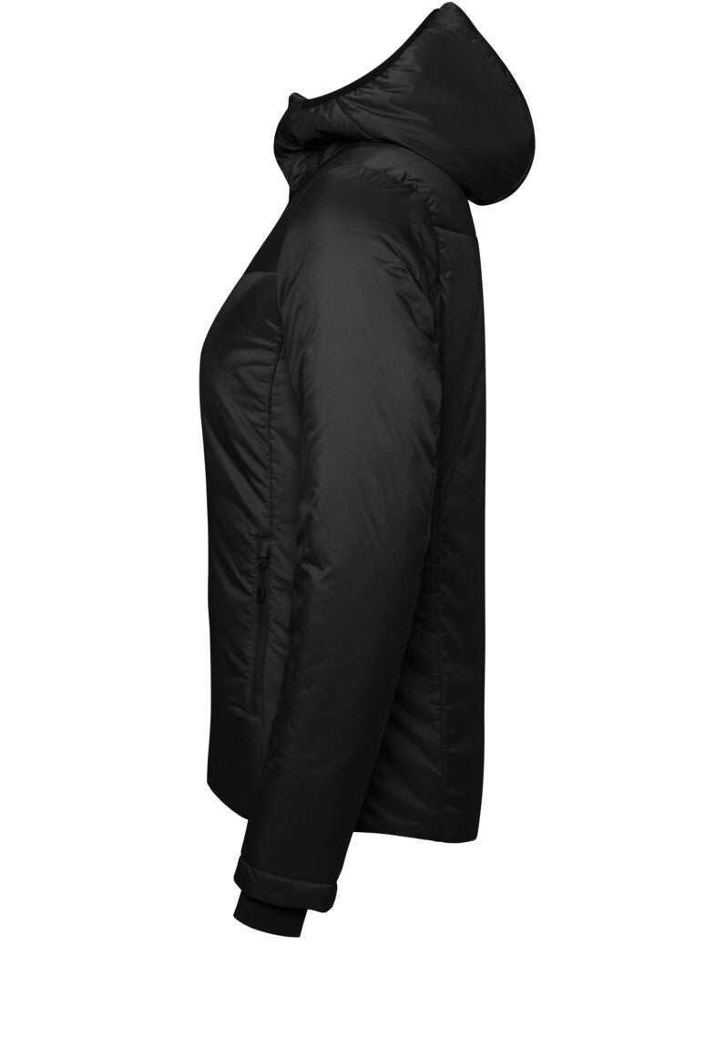HAKRO Damen Kapuzen-Thermo-Loftjacke - schwarz