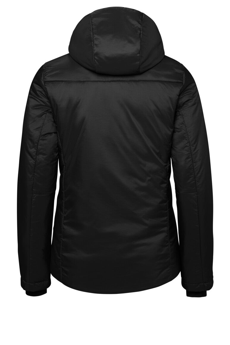 HAKRO Damen Kapuzen-Thermo-Loftjacke - schwarz