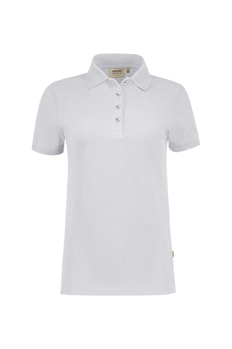 HAKRO Damen Poloshirt Bio-Baumwolle - weiß