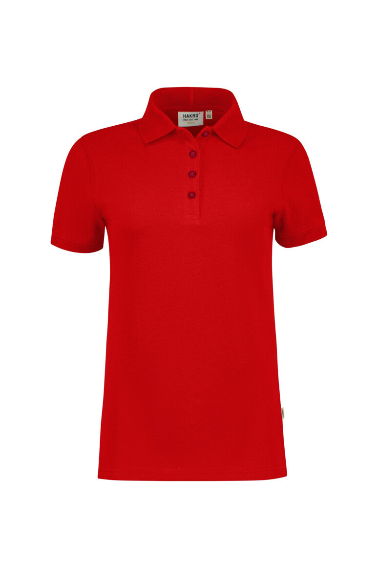 HAKRO Damen Poloshirt Bio-Baumwolle - rot