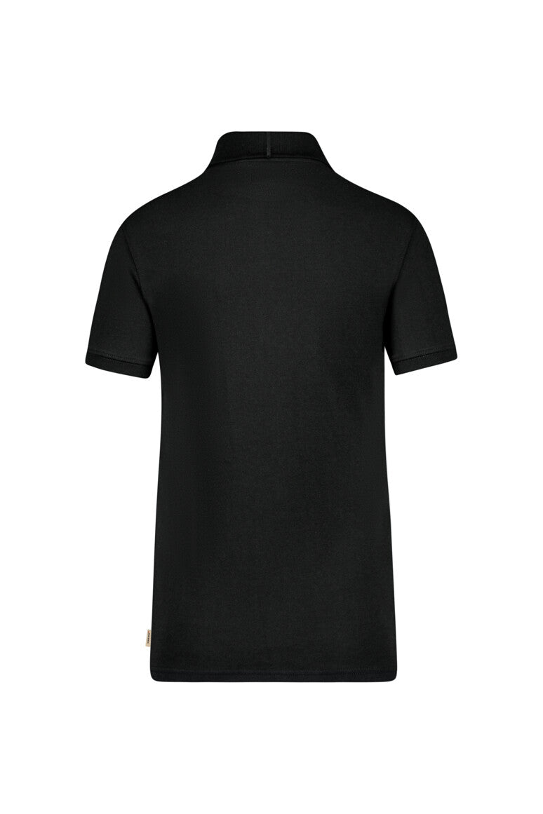 HAKRO Damen Poloshirt Bio-Baumwolle - schwarz