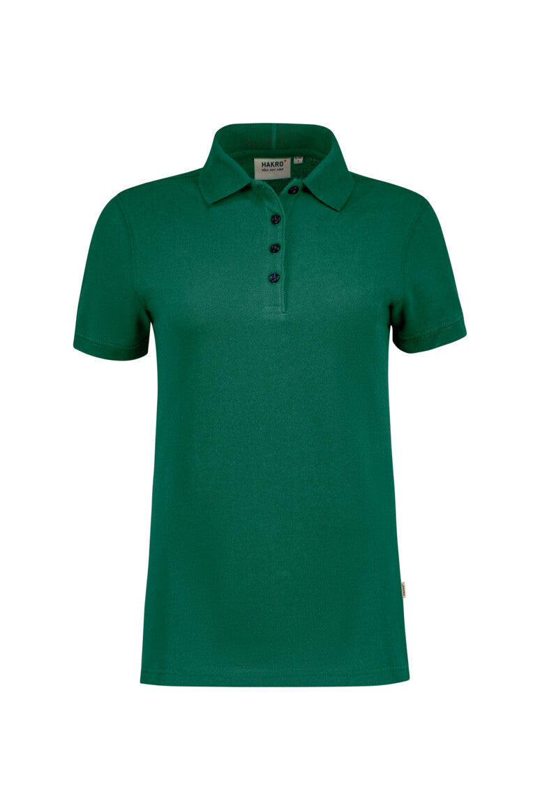 HAKRO Damen Poloshirt Bio-Baumwolle - tanne