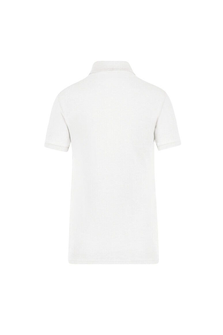 Label-Free Damen Poloshirt Heavy MIKRALINAR® ECO - weiß