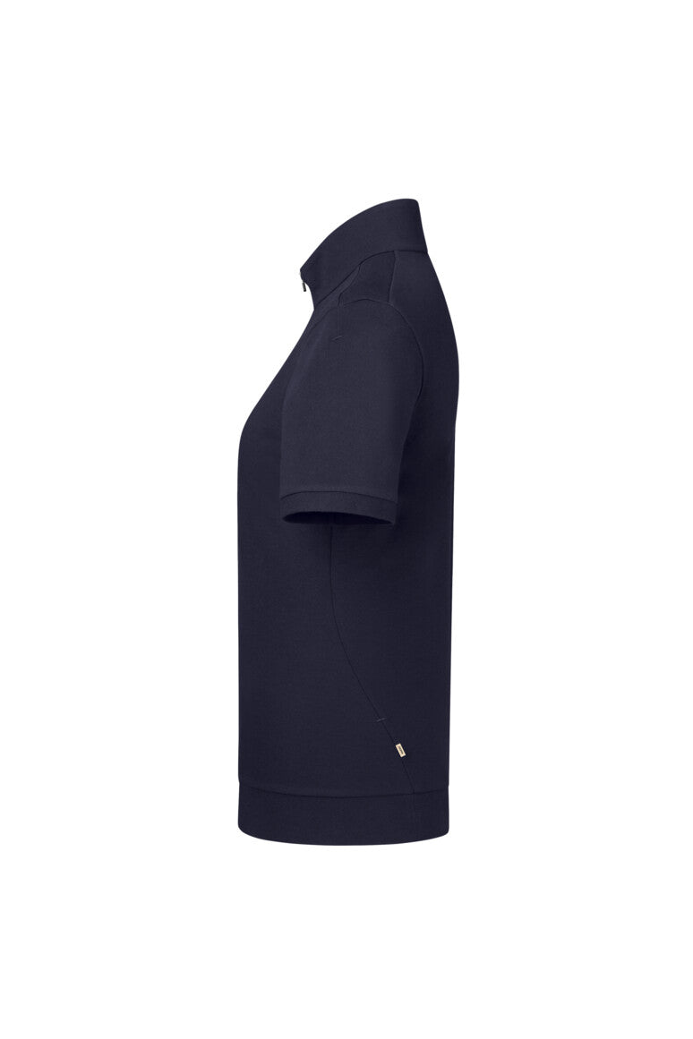 HAKRO Damen Zip-Shirt Piqué MIKRALINAR® ECO - tinte