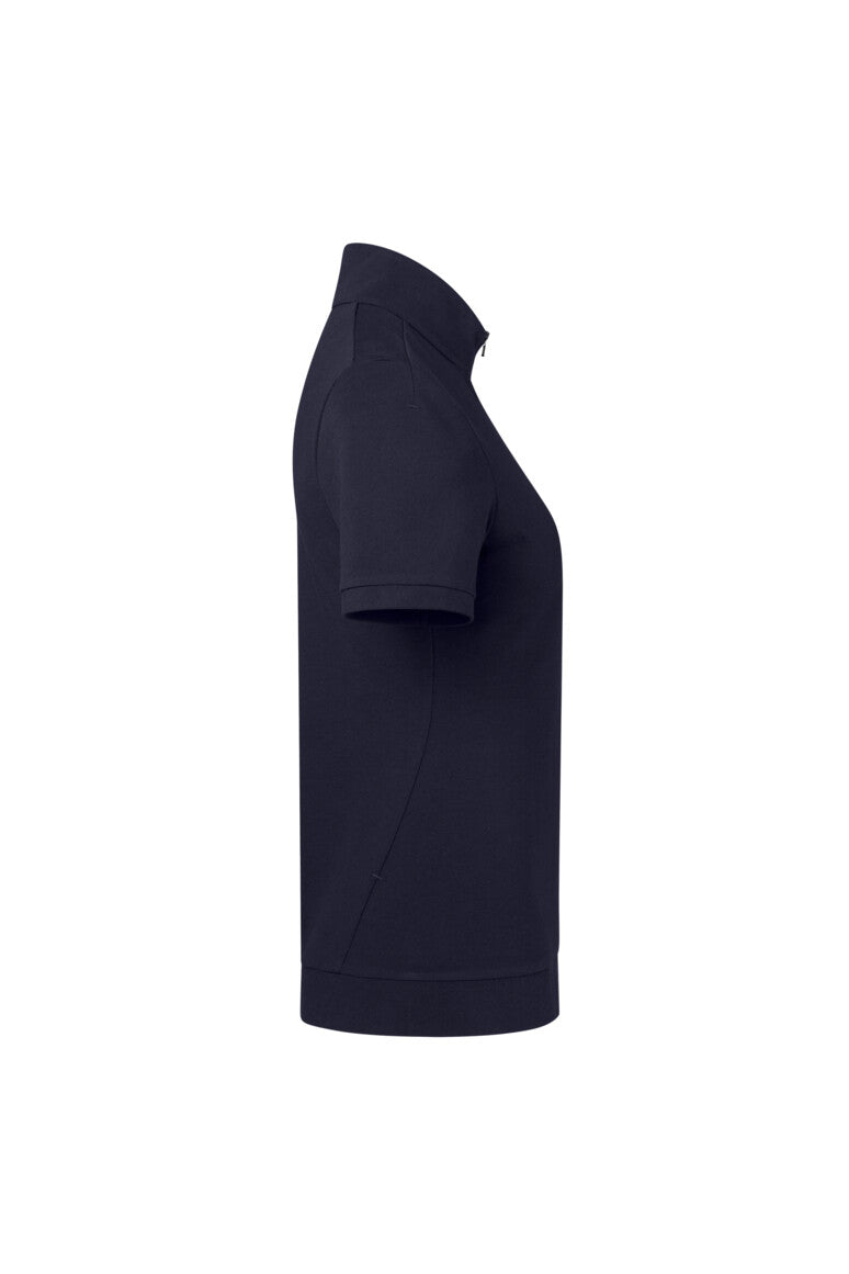 HAKRO Damen Zip-Shirt Piqué MIKRALINAR® ECO - tinte