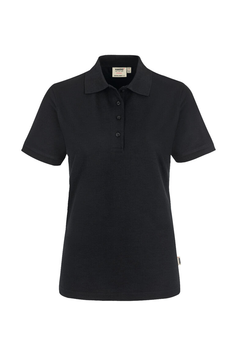HAKRO Damen Poloshirt MIKRALINAR® ECO - schwarz