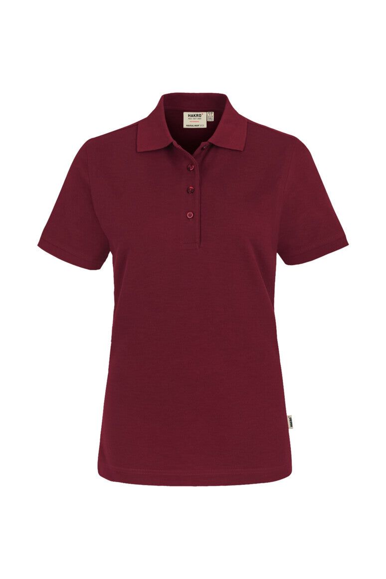 HAKRO Damen Poloshirt MIKRALINAR® ECO - weinrot