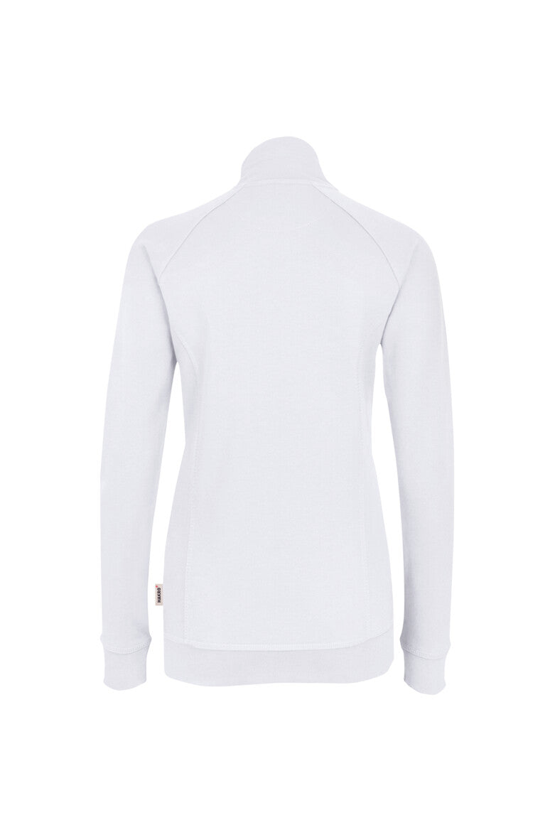 HAKRO Damen Sweatjacke Premium - weiß