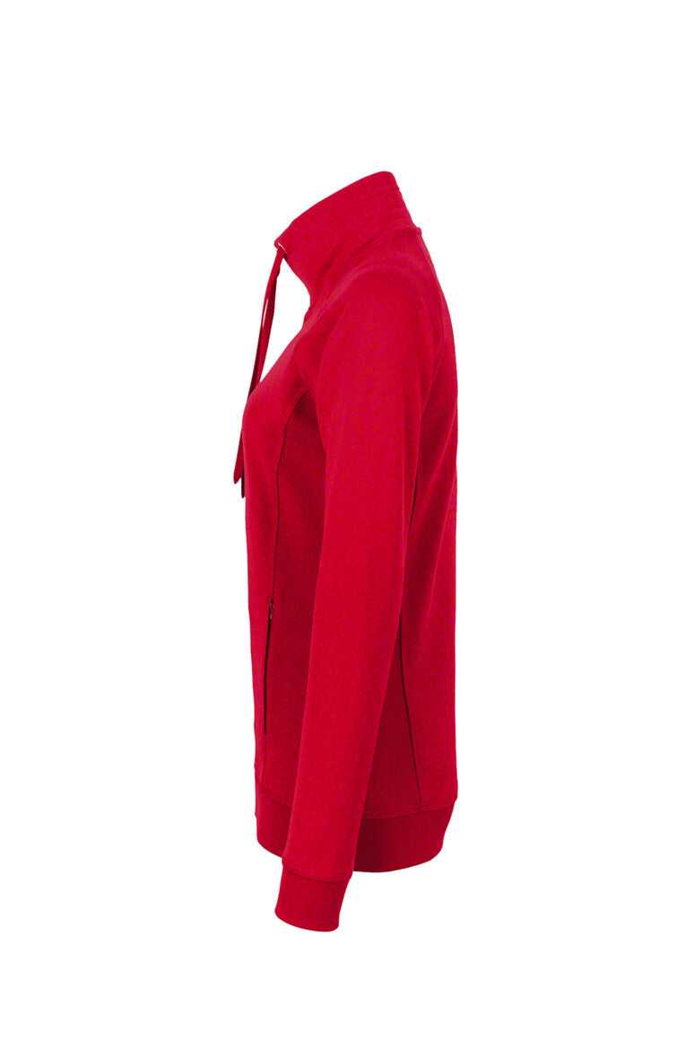 HAKRO Damen Sweatjacke Premium - rot