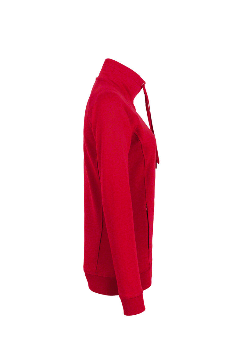 HAKRO Damen Sweatjacke Premium - rot